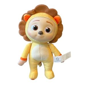 Cocomelon JJ Lion Costume Plush Doll 9 Inch Moonbug Entertainment Yellow Lion